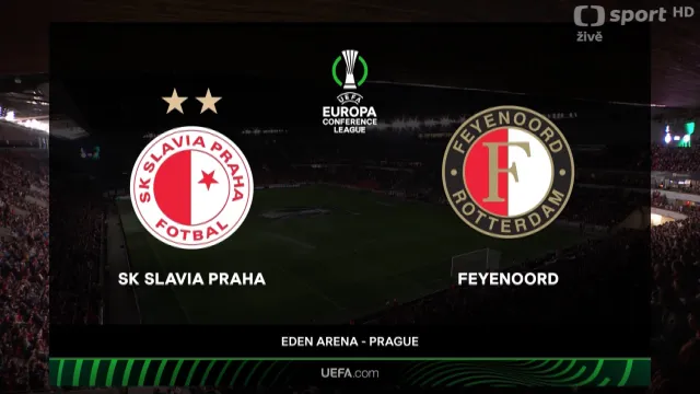 Sestřih utkání Slavia – Feyenoord