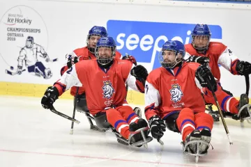 Čeští parahokejisté na domácím mistrovství světa v Ostravě