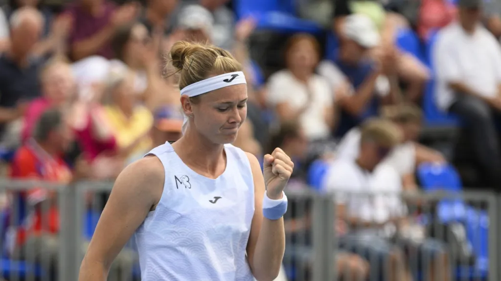 Marie Bouzková na turnaji v Praze