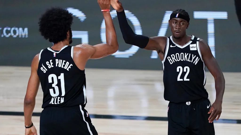 Basketbalisté Brooklynu slaví