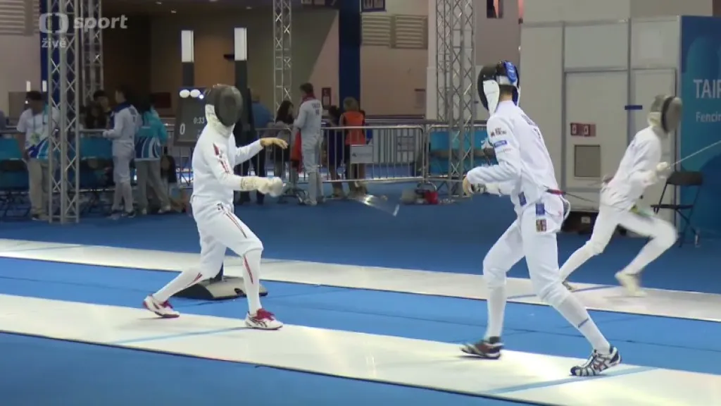 Z kvalifikace šermířů postoupili Rubeš i Pokorný