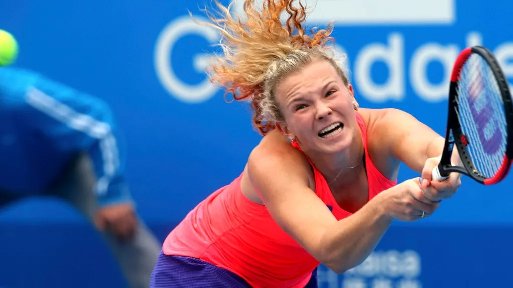 Kateřina Siniaková na turnaji v Šen-čenu