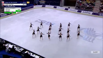 Pražský tým synchronizovaného krasobruslení si v Salzburku vylepšil letošní maxima