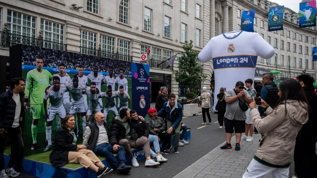 Fanoušci Realu už jsou v Londýně