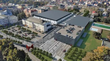 Projekt nové městské haly v Olomouci