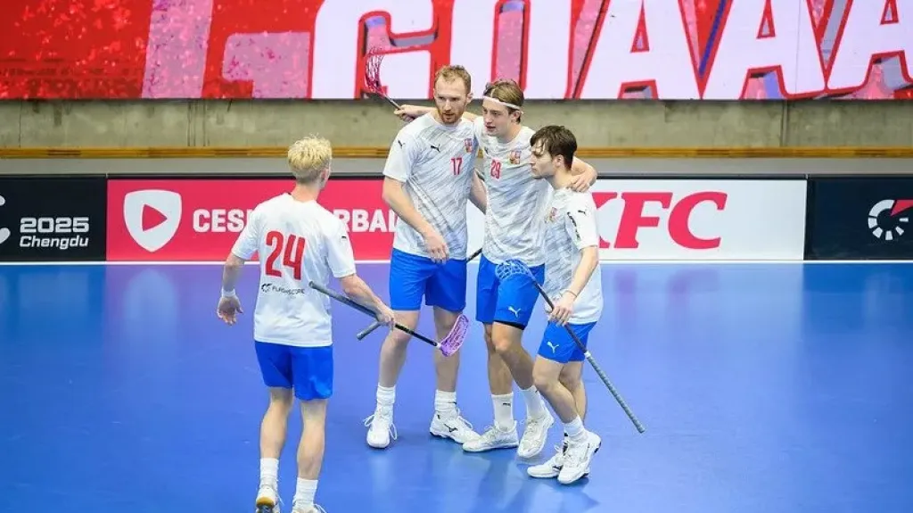 Radost českých florbalistů