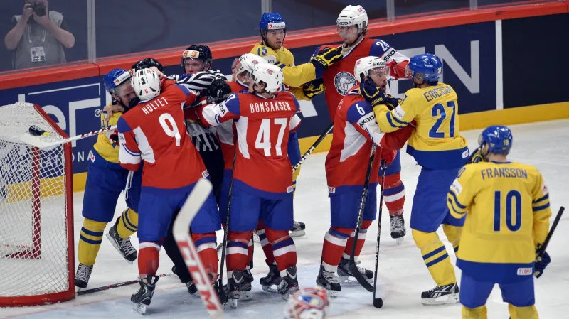 Sestřih utkání Norsko - Švédsko