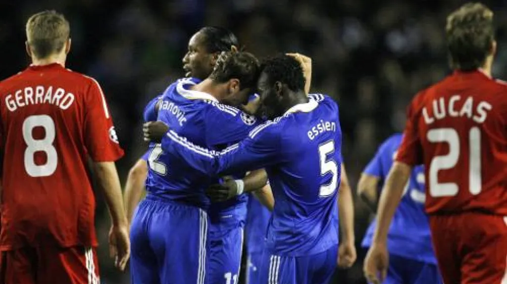 Radost hráčů Chelsea