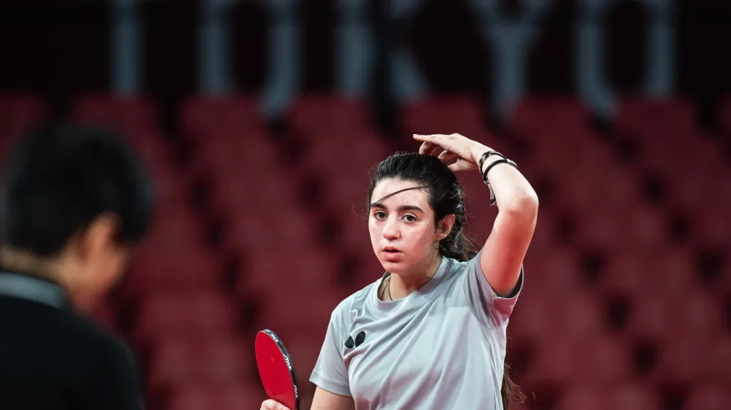 Nejmladší olympionička tokijských her Hind Zazaová