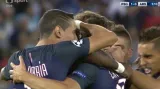 Gól v utkání PSG - Arsenal: Cavani - 1:0 (1. min.)