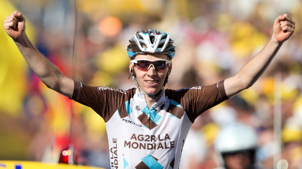 Slavící Romain Bardet