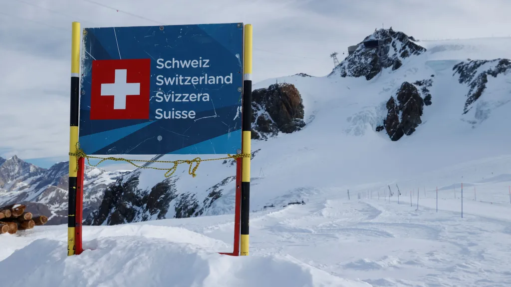 Lyžařský areál v Zermattu