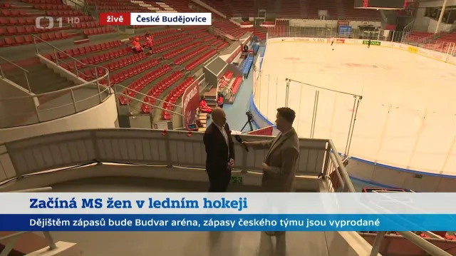 Šindler na startu MS hokejistek: Věříme, že pokoříme rekord v návštěvnosti