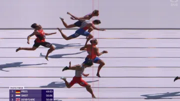 Rozběh Tučka na 400 m překážek s ohlasem