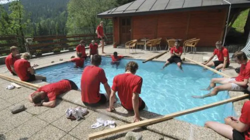 Soustředění Slavie ve Špindlerově Mlýně