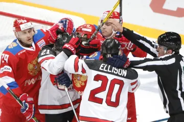 Utkání Rusko - Kanada