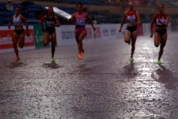 Mítink Diamantové ligy v Lausanne poznamenal vydatný déšť