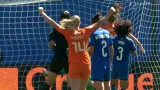 Gól v utkání Itálie - Nizozemsko: Miedemaová 0:1 (70. min.)