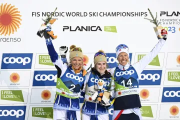 Frida Karlssonová, Ebba Anderssonová a Astrid Slindová