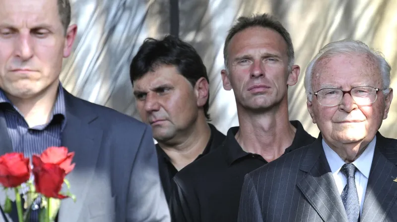 Vladimír Růžička, Dominik Hašek a Karel Gut