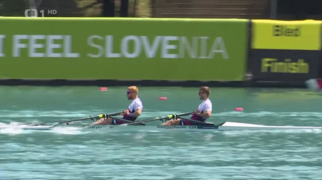 Vraštil se Šimánkem obsadili na ME ve veslování čtvrté místo