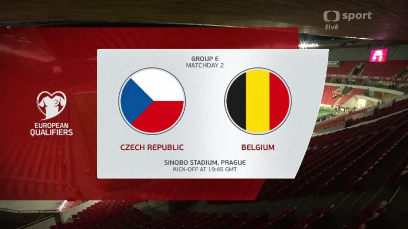 Sestřih utkání Česko - Belgie