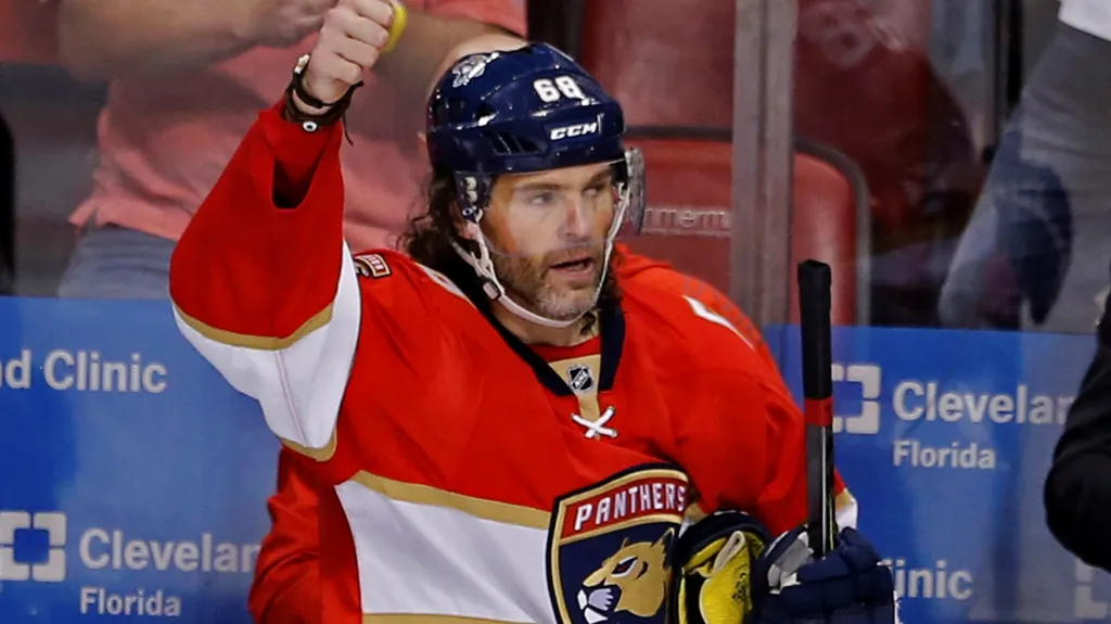 Jaromír Jágr z Floridy Panthers