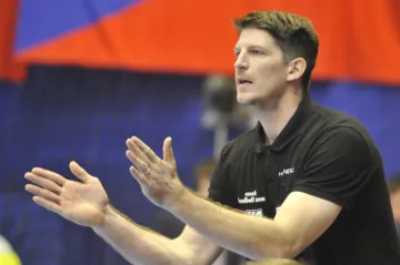 Trenér české házenkářské reprezentace Daniel Kubeš