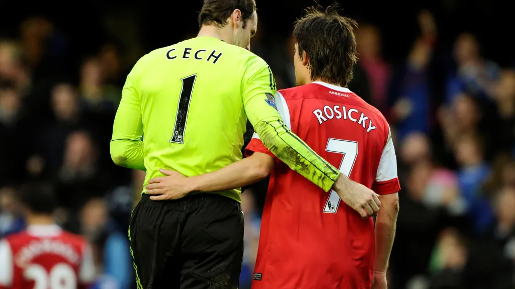 Petr Čech a Tomáš Rosický