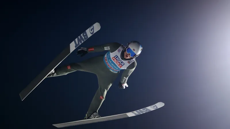 Vyvrcholení Turné čtyř můstků v Bischofshofenu s vítězným Granerudem