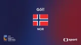 Gól v utkání Norsko – Česko: Solberg – 1:1 (29. min.)