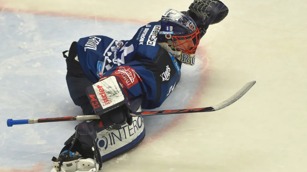 Plzeňský brankář Dominik Frodl