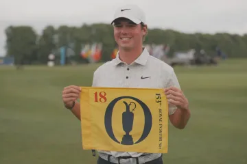 Český amatérský golfista Filip Jakubčík