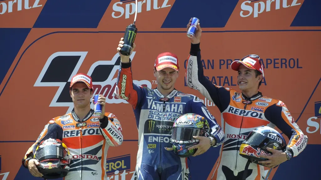 Jorge Lorenzo, Dani Pedrosa, Marc Marquez