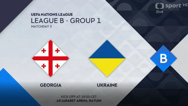Sestřih utkání Gruzie – Ukrajina