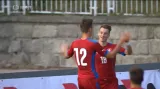 Gól v utkání Česko - Malta: Schick - 2:0 (21. min.)