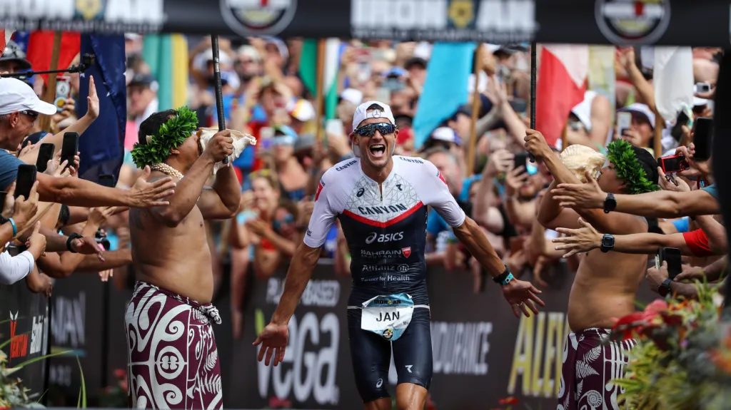 Jan Frodeno vítězí na havajském Ironmanovi