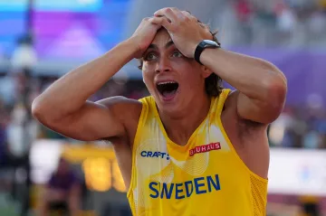 Reakce Armanda Duplantise po překonání světového rekordu