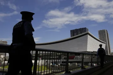 Policie na olympijských hrách v Tokiu