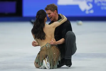 Madison Chocková a Evan Bates