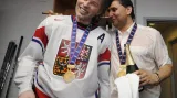 Jaromír Jágr s koučem Vladimírem Růžičkou