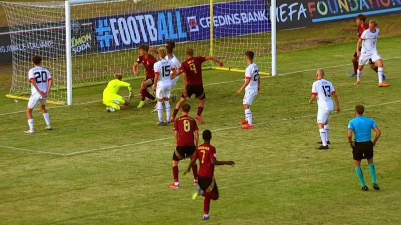 Sestřih utkání U17 Česko – Belgie