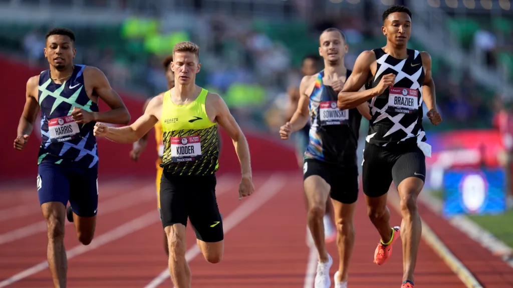 Rozběh na 800 metrů v Eugene dokázal Brazier ještě vyhrát, ve finále ale zklamal
