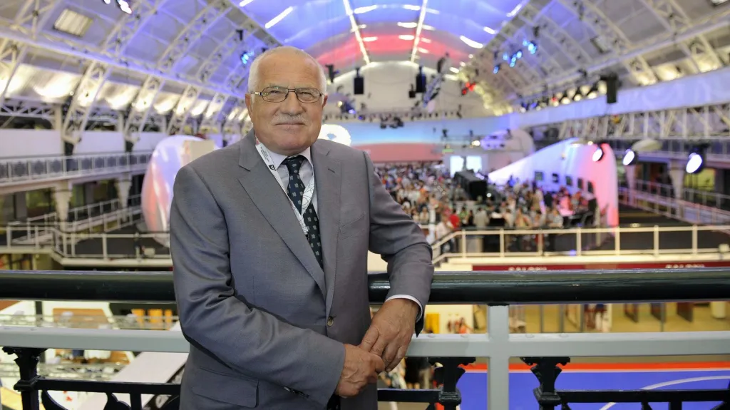 Václav Klaus v Českém domě