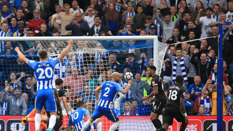 Radost hráčů Brightonu