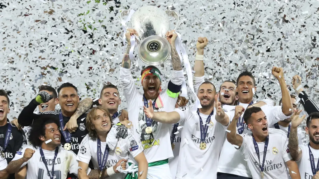 Slavící hráči Realu Madrid