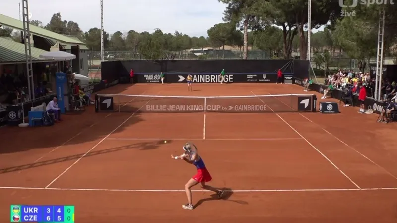 Závěr utkání Zavacká – Vondroušová