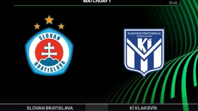 Sestřih utkání Slovan Bratislava – Klaksvik
