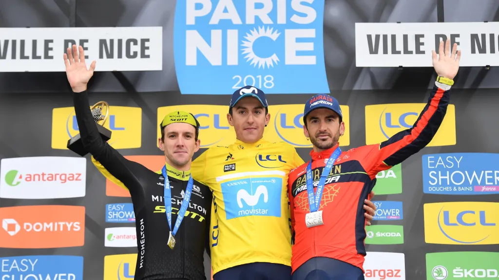 Tři nejlepší závodu Paříž-Nice 2018