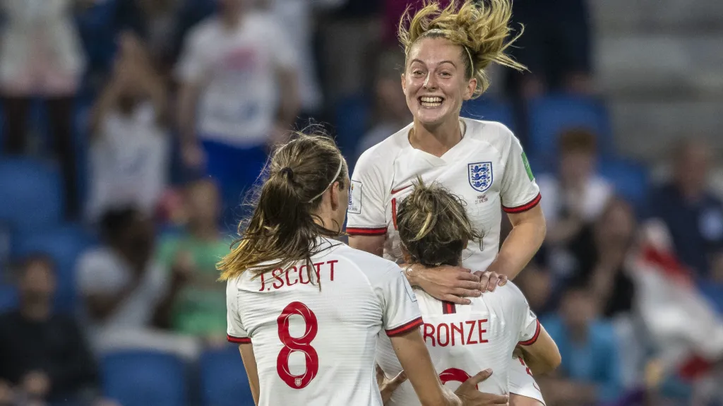 Radost anglických fotbalistek